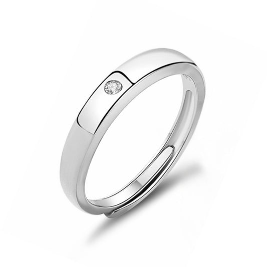 Pure 925 Hallmarked Silver Engagement Ring Adjustable for Him