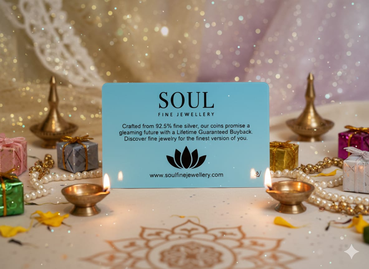 BIS Hallmarked 92.5% Pure Silver Coin Card for Gifting 1g + 1g