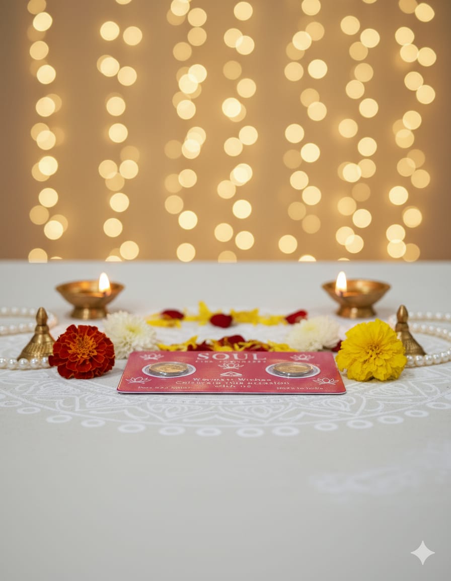 BIS Hallmarked 92.5% Pure Silver Coin Card for Gifting 1g + 1g