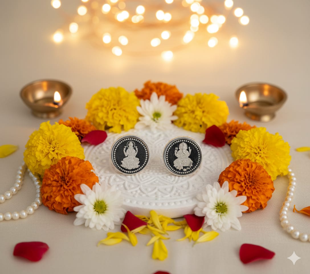 BIS Hallmarked 92.5% Pure Silver Coin Card for Gifting 1g + 1g